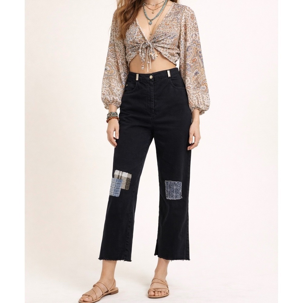 St. John Women’s Pants Black High Rise Upcycled